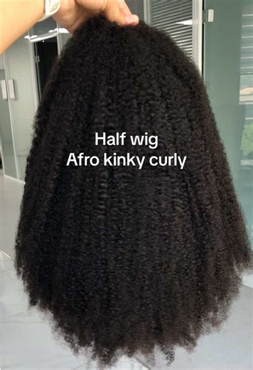 Transform Your Look with Afro Kinky Curly Half Wigs
