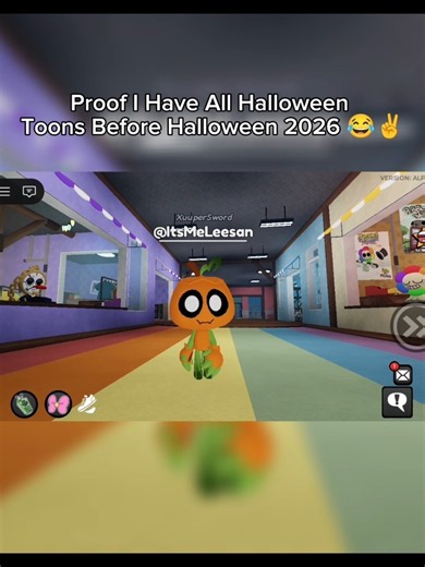 Got Halloween Toons Before Halloween 2026 😂✌️ #dandysworld #roblox