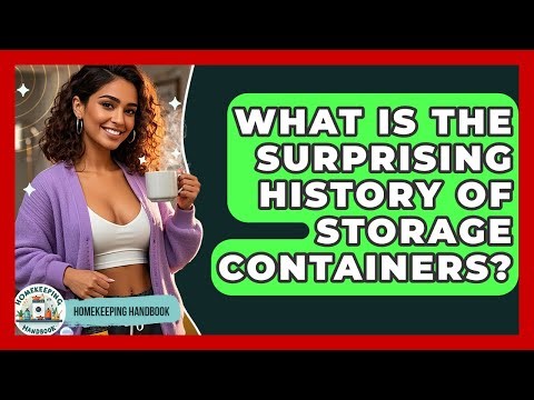 What Is The Surprising History Of Storage Containers? - Homekeeping Handbook