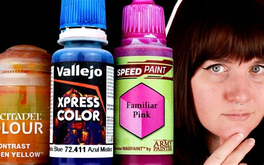 Citadel Contrast vs. Vallejo Xpress Color vs. Speedpaint 2.0!!!!特别推荐