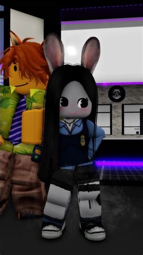 Riding Judy Hopps' skin 🐰✨Did you like the result? #roblox #robloxshorts