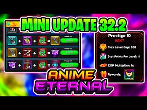 NEW PRESTIGE👑🎄NEW CRAFTING RECIPES🛠️ in ANIME ETERNAL💥 [UPDATE 32.2]