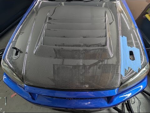 Clean Aerocatch hood pin Install with limited cutting into your hood.