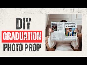 How to Edit The Graduation Times Newspaper Template in Canva | Photo Shoot Ready
