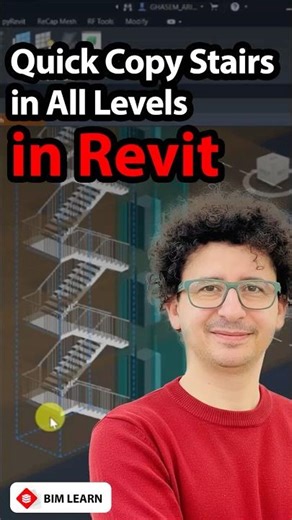 Quick Copy Stairs In Revit