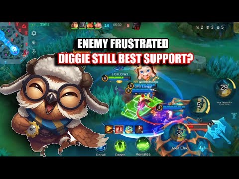 Diggie Support That Drives Enemies Crazy!