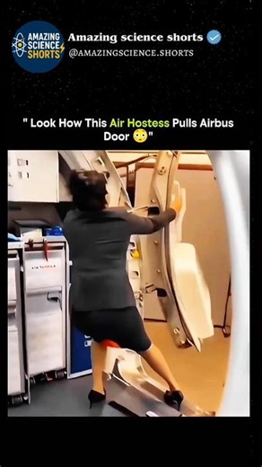 You Won't Believe How Heavy An Airplane Door Really Is! 😨🤯
