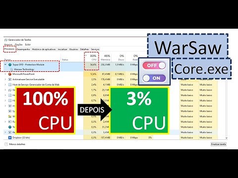 Como desativar WarSaw (core.exe) para deixar internet mais rápido!