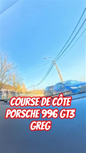Porsche 996 gt3 course de côte mont saint Aubert