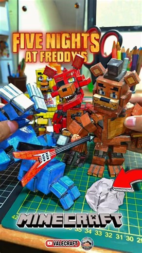 #fnaf #minecraft #papercraft #origami #spiderman #short#funny#fyp#roblox #skibiditoilet#shorts#fypシ