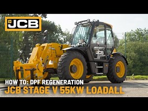 How To: DPF regeneration with a JCB Stage V 55kW Loadall (no Adblue)