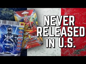 Opening Never Released in the U.S. Power Rangers Megaforce Action Card Game Cards!