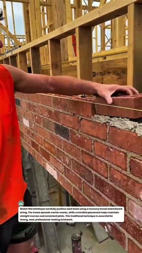 Bricklaying Like a Pro: Perfect Mortar Joints with a Mason’s Trowel! #Masonry #Brickwork #DIY Guide