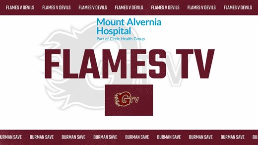 One of 24 Taz Burman saves during a 1-0 win over The Cardiff Devils. For Mount Alvernia Hospital Flames TV highlights visit https://www.guildfordflames.com/flames_tv | The Guildford Flames Ice Hockey Club