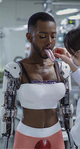 2025: Meet the Future 🤖✨** Exclusive look at a **next-gen humanoid robot**, incredibly lifelike, undergoing tests in a secret NYC lab. Where science meets sci-fi… Ready for the revolution? #AI #robot #humanoid