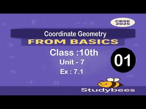Class 10 Maths | Chapter 7: Coordinate Geometry | NCERT | Ex : 7.1