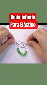 TUTORIAL 👆 Infinity Knot for elastic thread bracelets