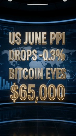 【Multi SUB】US PPI Drops! 🚀 Bitcoin Eyes $65K Recovery #shorts #cryptonews
