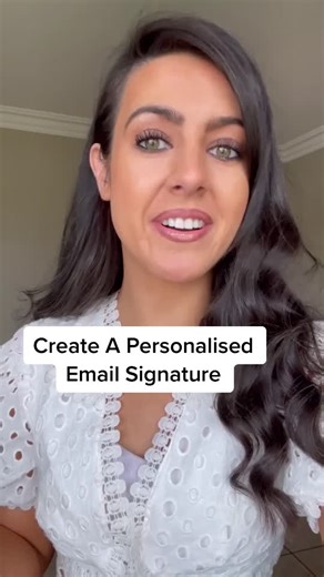 How to easily create an email signature 📧 #emailsignature #customemai...