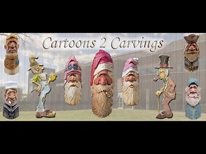 Fun EASY ways to go from Cartoons to Carving Caricatures