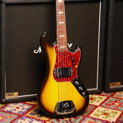 (Video) *All Original* 1967 Fender Bass V 5-String Bass Guitar | Shaded Sunburst | USA Vintage Offset | Rare Collectors Piece | Ex-Pro | Reverb