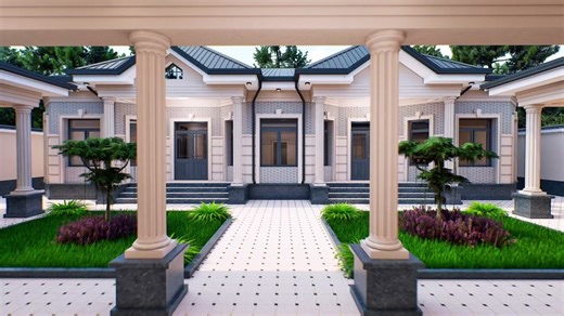 Zamonaviy 1 Qavatli Uy Loyihasi Va Uy Proektlari