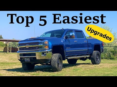 Top 5 Must have Easiest modifications (2015-2019) Chevy Silverado upgrades