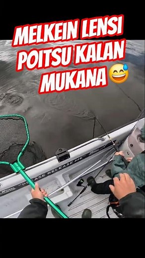 Melkein lensi poitsu mukana! #shorts #fishing #fail #pike
