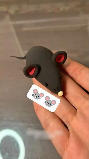 Dry Clay Mouse | Satisfying DIY