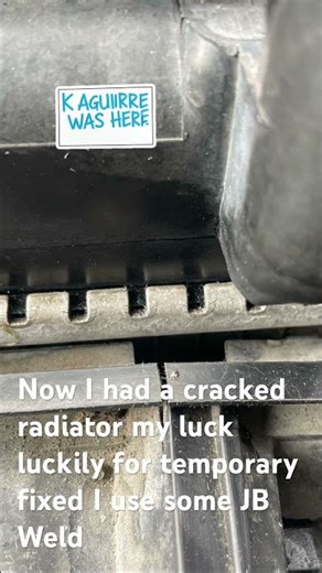 Temporary fix jb weld