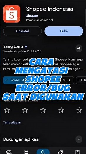The Latest Way to Overcome Shopee Application Error 2026 #shorts #shoope