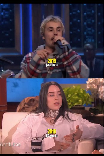 Evolution of Justin Bieber and Billie Eilish #justinbieber #billieeilish #coachella #evolution #usa