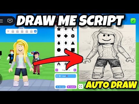 Draw Me Best Script (Full Detailed Tutorial) Draw Anyone Avatar, Auto Draw