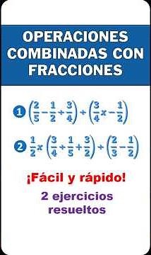 Combined operations with fractions: addition, subtraction, multiplication, and division #mathemat...