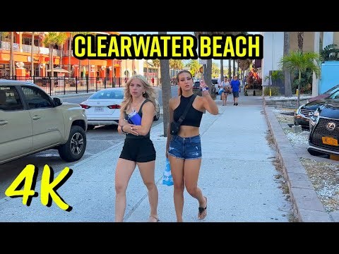 Walking Tour Of Clearwater Beach Florida - Florida 4K Walking Tour | Travel Hopper TV
