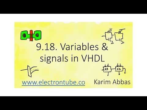 9.18. Variables & signals in VHDL
