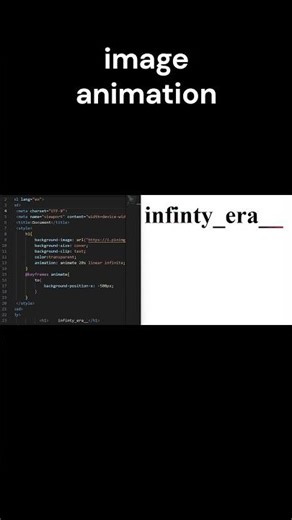 image animation using css 🔥☠️😮‍💨 #html #css #coding #animation #edit #infinity