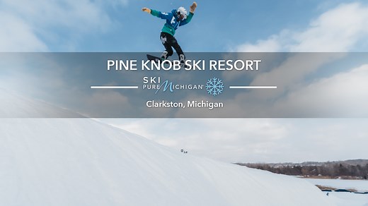 From bumps and jumps to family fun, Pine Knob Ski and Snowboard Resort keeps skiers and snowboarders rocking all winter long. Join our guide Otie for a tour of Quick Silver at Pine Knob, one of Michigan's signature ski runs. Explore more of #PureMichigan's signature ski runs at michigan.org/SkiPureMichigan. #SkiPureMichigan | Pure Michigan