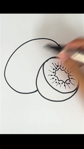 Easy Kiwi Drawing for Kids: Step-by-Step Cartoon Art