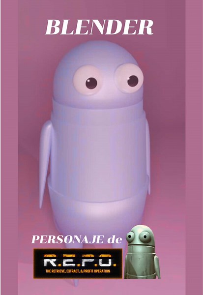 Creación de Personaje de REPO en Blender 3D