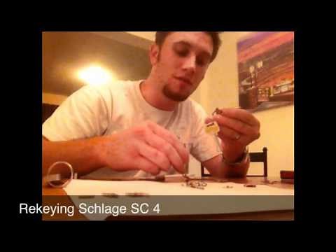 How to ReKey Schlage Residential locks and deadbolts - Tutorial