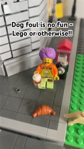 Not a fan of stepping in dog poo #lego #poo #legocity