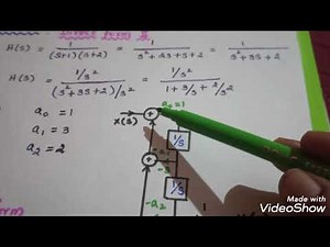 University problem#2/ Unit- III/Direct form, Cascade form and parallel form / Signals and systems
