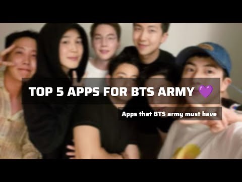 Top 5 apps for BTS army 💜 #btsarmy #geetreview #youtube