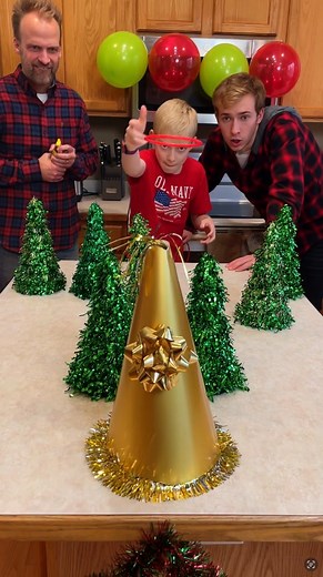 11K views · 650 reactions | Christmas Tree Ring Toss Game  Dad, mom, kids, and family play counter top Christmas tree ring toss game for fun prizes. Toss a ring on the golden tree, win a special prize. This video was produced by Benson Family, Network Media, and Benson Bros. (for entertainment purposes only) See less | Aaron’s Family | Facebook