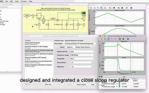 PLECS演示模型-带分析工具的降压转换器（2021.2.25）