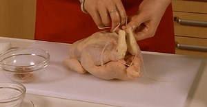 How to stuff a chicken for roasting