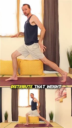 Your Feet In Lunge Pose