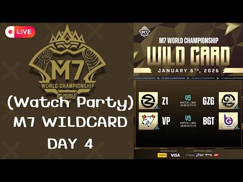 [🔴Live] M7 World Championship รอบ WILD CARD วันที่ 4 [Watch Party]