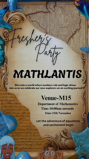 B.math on Instagram: "🌊✨ Welcome to Mathlantis — where numbers meet the unknown. Dive deep beneath the surface of imagination into a world where mathematics shapes reality. In Mathlantis, equations ripple through the oceans, geometry defines the architecture of coral cities, and logic fuels the pulse of an ancient civilization built entirely on patterns and precision. This isn’t just about solving problems — it’s about discovering the beauty hidden within them. Every theorem tells a story, ever